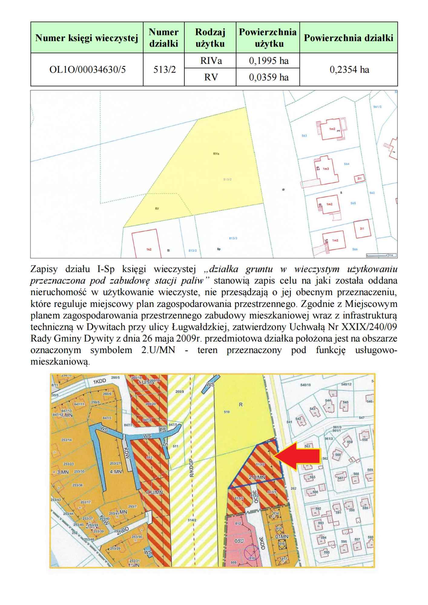Syndyk sprzeda nieruchomość gruntową niezabudowaną w Dywitach Barczewo - zdjęcie 2