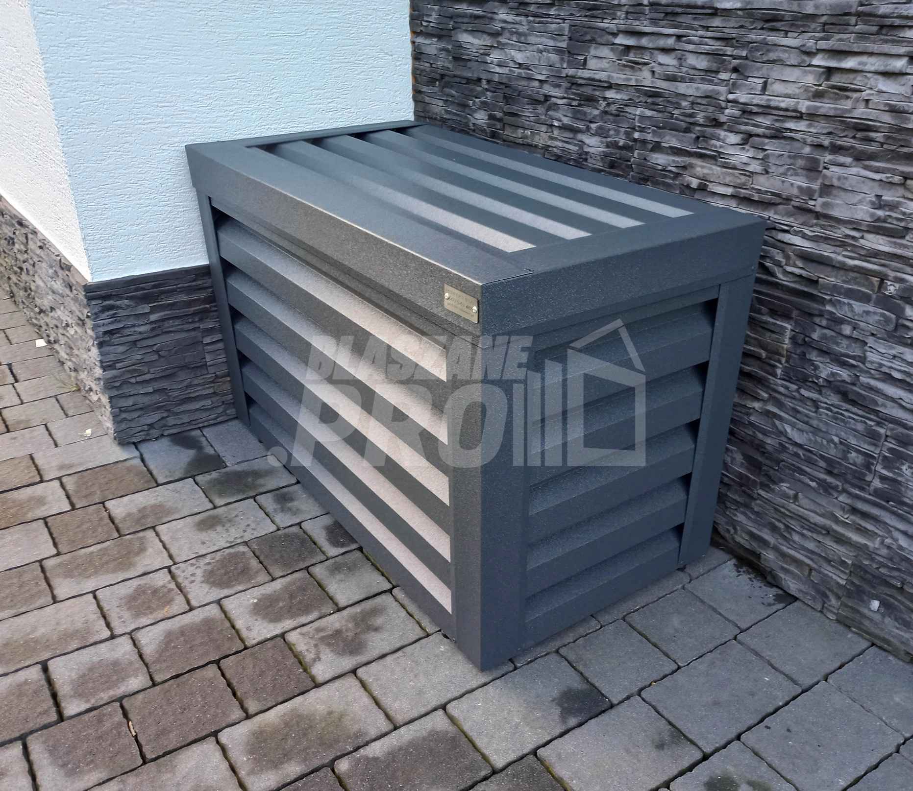 Osłona klimatyzatora - pompy ciepła 70x40x60 cm antracyt GP293 Gdańsk - zdjęcie 2