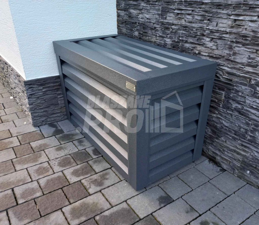 Osłona klimatyzatora - pompy ciepła 70x40x60 cm antracyt GP293 Gdańsk - zdjęcie 2