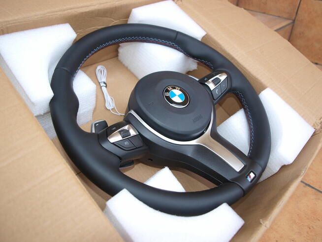 BMW X1 X2 X4 X5 Sport M pakiet kierownica skórzana + airbag Kalisz - zdjęcie 5
