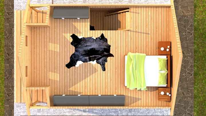 Całoroczny drewniany domek letniskowy 4×5 m | 15–20 m² Bemowo - zdjęcie 5