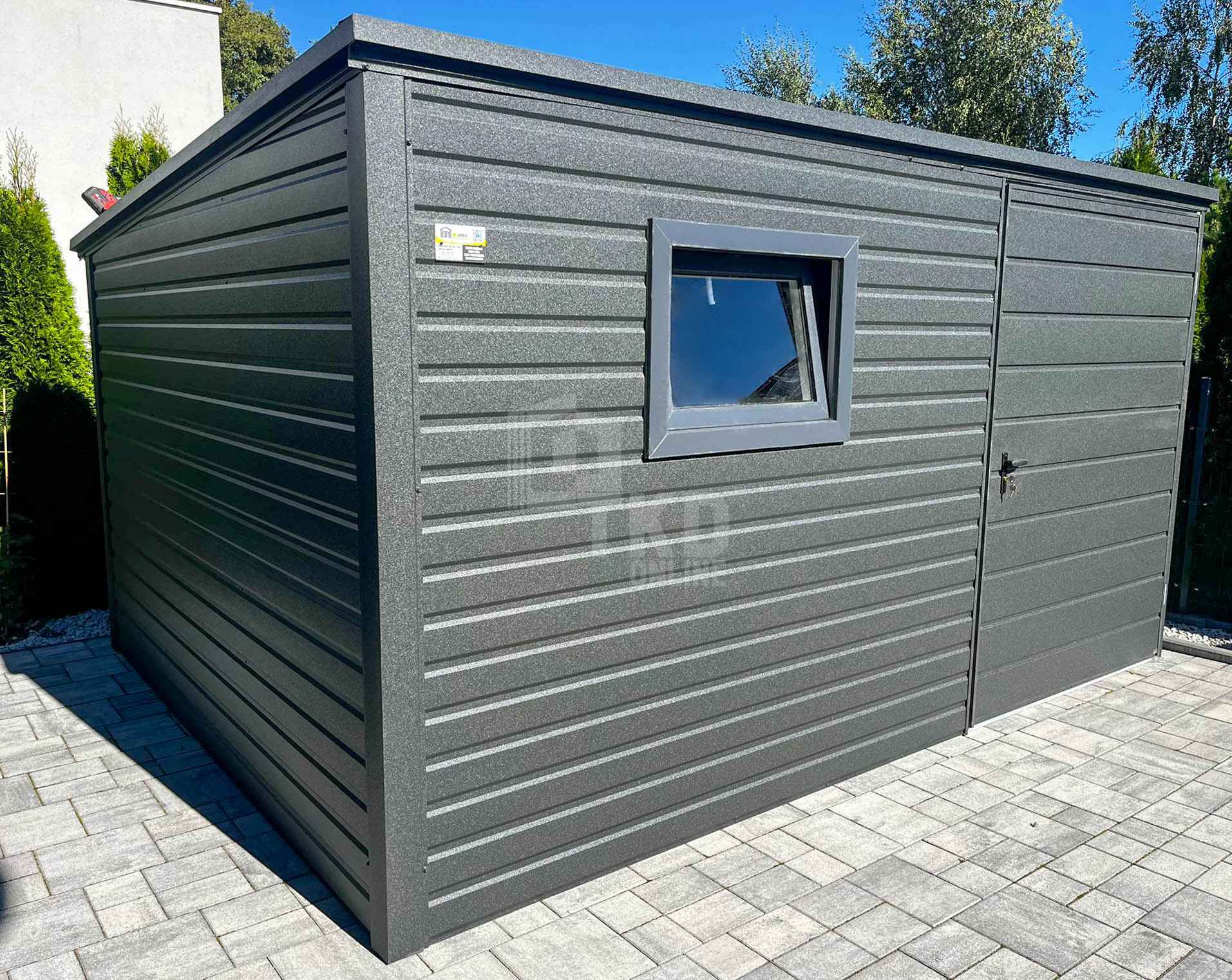 Schowek - domek ogrodowy 3x3m - drzwi  okno dach TKD432 Konin - zdjęcie 2
