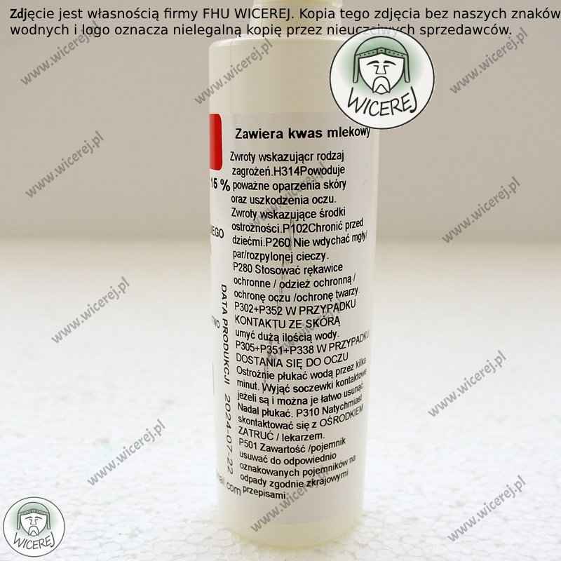 Kwas mlekowy 15% - 125ml w SPRAYU Gotowy do użycia Jaśliska - zdjęcie 4