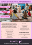 Asystnet Nauczyciela Przedszkola - Kurs roczny od lutego!