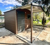 Schowek - domek ogrodowy 2,5x2 m + wiata 1,5 m drzwi okno dach ID1220 Sopot - zdjęcie 2