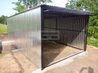 Garaż blaszany 3x5 Brama - ocynk - spad w tył GB139 Jastrzębie-Zdrój - zdjęcie 2