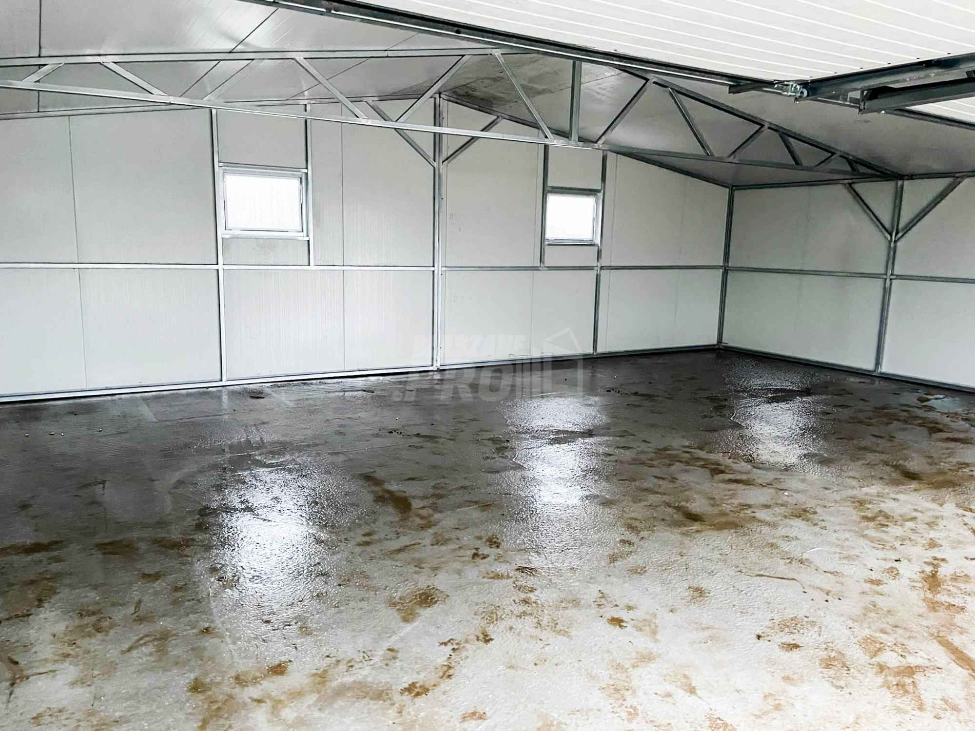 Garaż Ocieplany Płyta Warstwowa 9x6 Brama uchylna 2x okno drzwi GP259 Nysa - zdjęcie 8