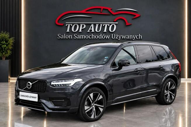 VOLVO XC90 T8 AWD Plug-In Hybrid R-Design 407KM Bowers Panorama Warszawa - zdjęcie 3