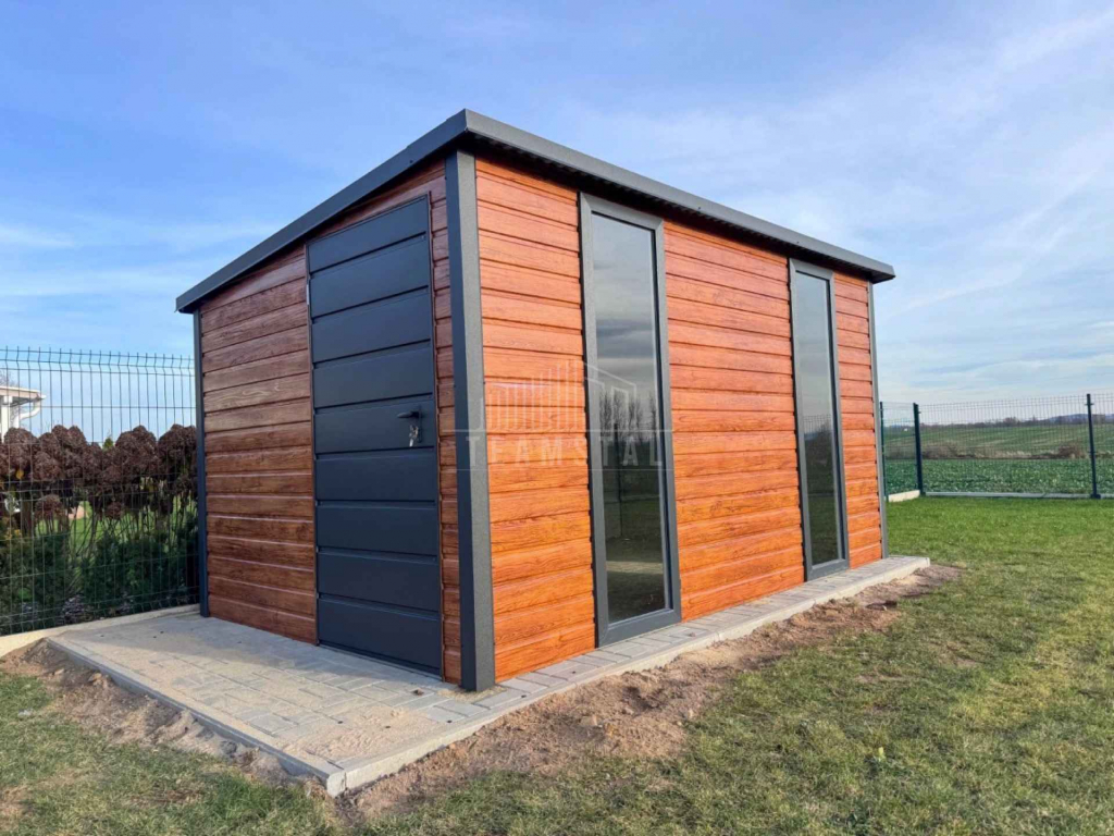 Schowek domek ogrodowy 3x2 m drzwi 2 x okno drewnopodobny dach TS1189 Dąbrowa Górnicza - zdjęcie 4