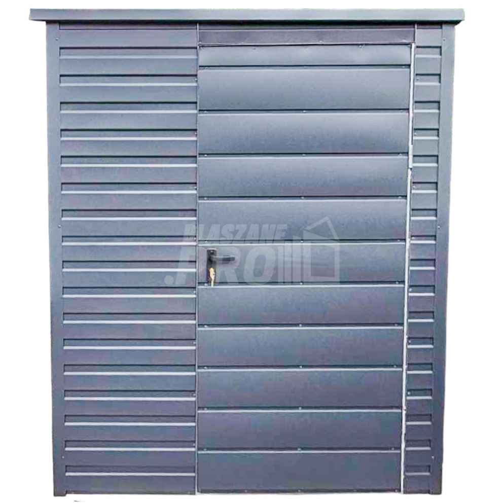 Schowek - domek ogrodowy 1,8x4m drzwi - okno - antracyt - rynny GP425 Chojnice - zdjęcie 1