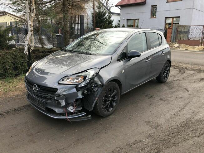 Opel Corsa E 1.4 benz LED Klima Podgrzewa Fotele USZKODZONA Łódź - zdjęcie 7