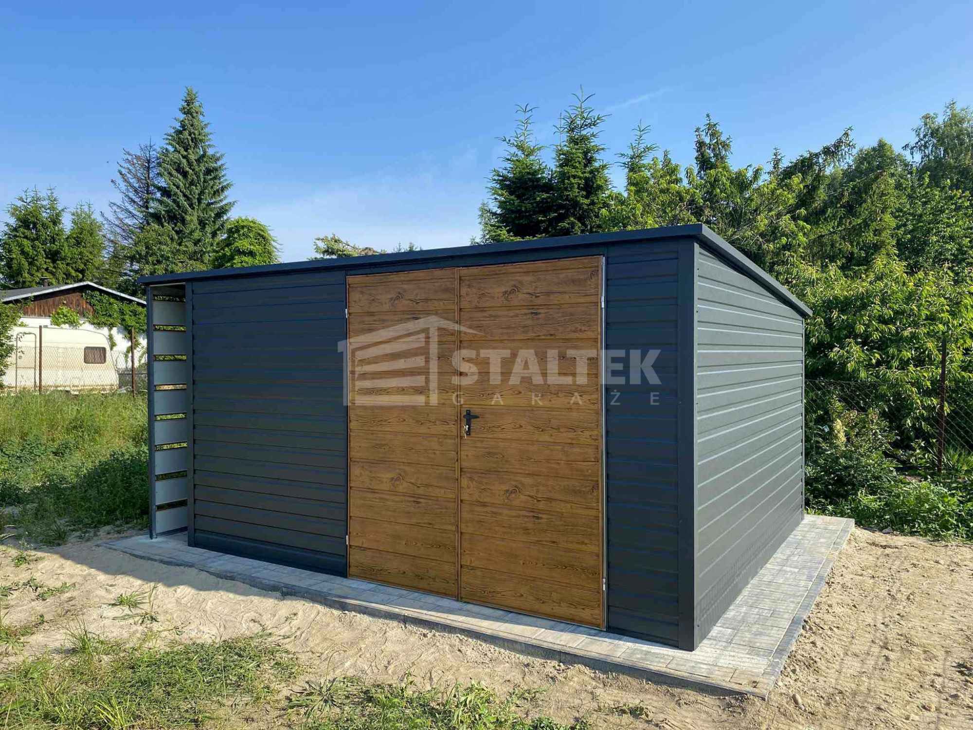 Schowek - Domek Ogrodowy 4x3 wiata 0,5x3 brama  dach  ST162 Przemyśl - zdjęcie 2