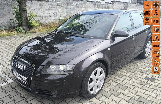A3 8P Sportback, Quattro, DSG, Serwisowany Tomaszów Mazowiecki - zdjęcie 1