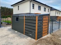 Schowek - Domek Ogrodowy 3x2m + wiata 2m  2x Drzwi  okno dach  ST131 Nowy Tomyśl - zdjęcie 2