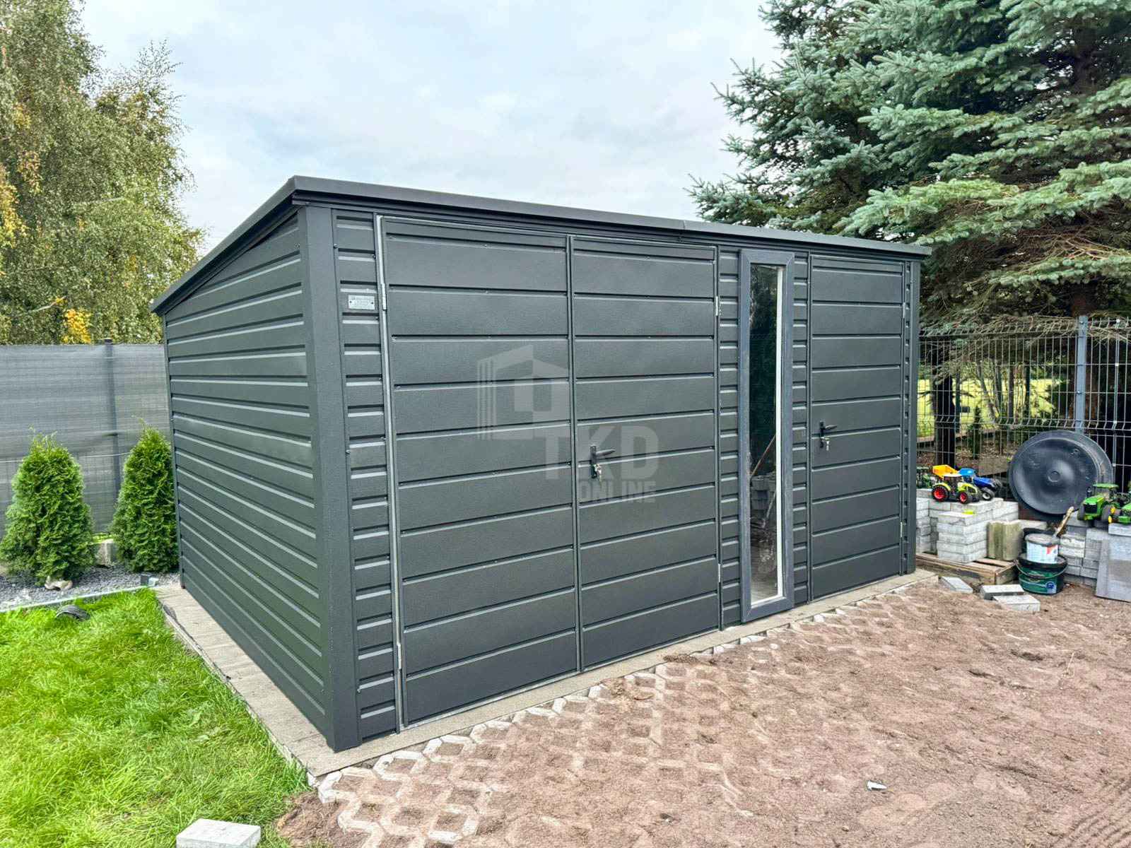 Schowek - domek ogrodowy 4x3m brama  okno drzwi  dach TKD434 Szczecin - zdjęcie 2