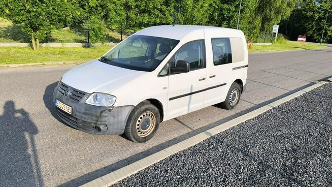 Volkswagen Caddy 1.9 TDi 2006r 105KM Klima Wspomag 5D 1wł Pabianice - zdjęcie 1