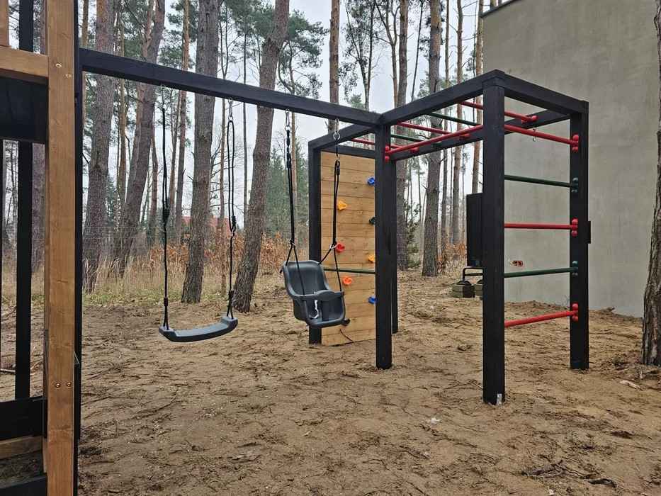 Nowoczesny Drewniany Plac Zabaw LUNA XL Bemowo - zdjęcie 2