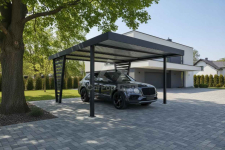 Carport V PREMIUM 4,8x5m Wypełnienie panelami Wiata samochodowa CP161 Lubin - zdjęcie 5