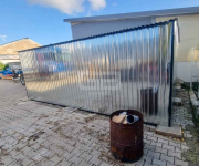 Garaż blaszny 5x6m - brama dwuskrzydłowa - ocynk - dach  GB189 Międzyrzecz - zdjęcie 3