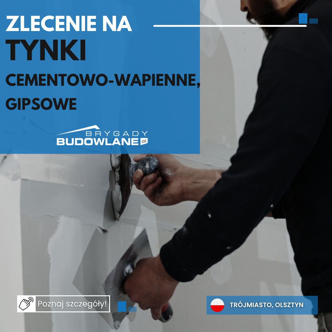 Tynki tradycyjne i maszynowe - Trójmiasto Gdańsk - zdjęcie 1