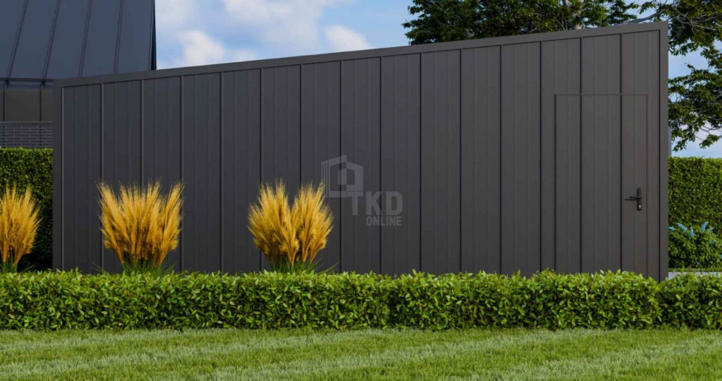 Garaż blaszany 6x6 brama okno drzwi blacha na rąbek dach TKD381 Sanoka - zdjęcie 6