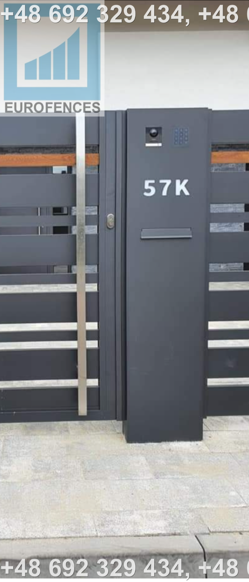Słupki ogrodzeniowe pocztowe z domofonem Rzeszów - zdjęcie 2
