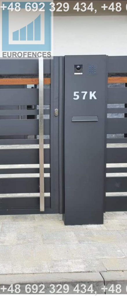 Słupki ogrodzeniowe pocztowe z domofonem Rzeszów - zdjęcie 2