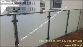 Folia na balkon Wilanów- Usługa oklejania szyb balkonowych Wilanów Ochota - zdjęcie 8