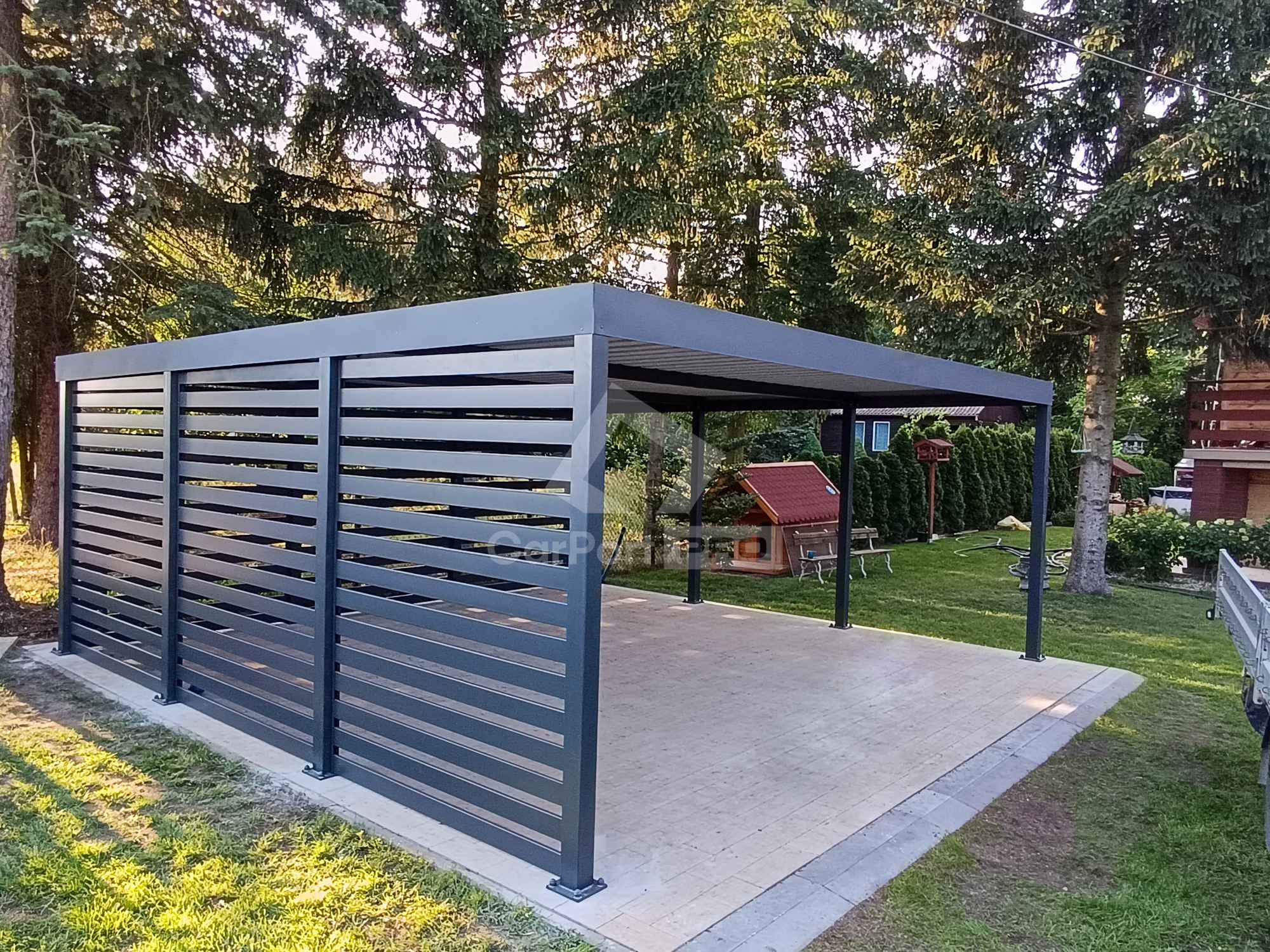 CarPort PREMIUM wiata samochodowa 6x6 dodatkowa zabudowa CP124 Bartoszyce - zdjęcie 3