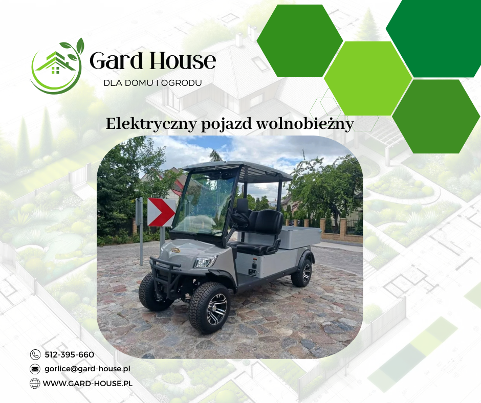 Elektryczny pojazd wolnobieżny 2-osobowy dostawczy - skrzynia towarowa Gorlice - zdjęcie 1
