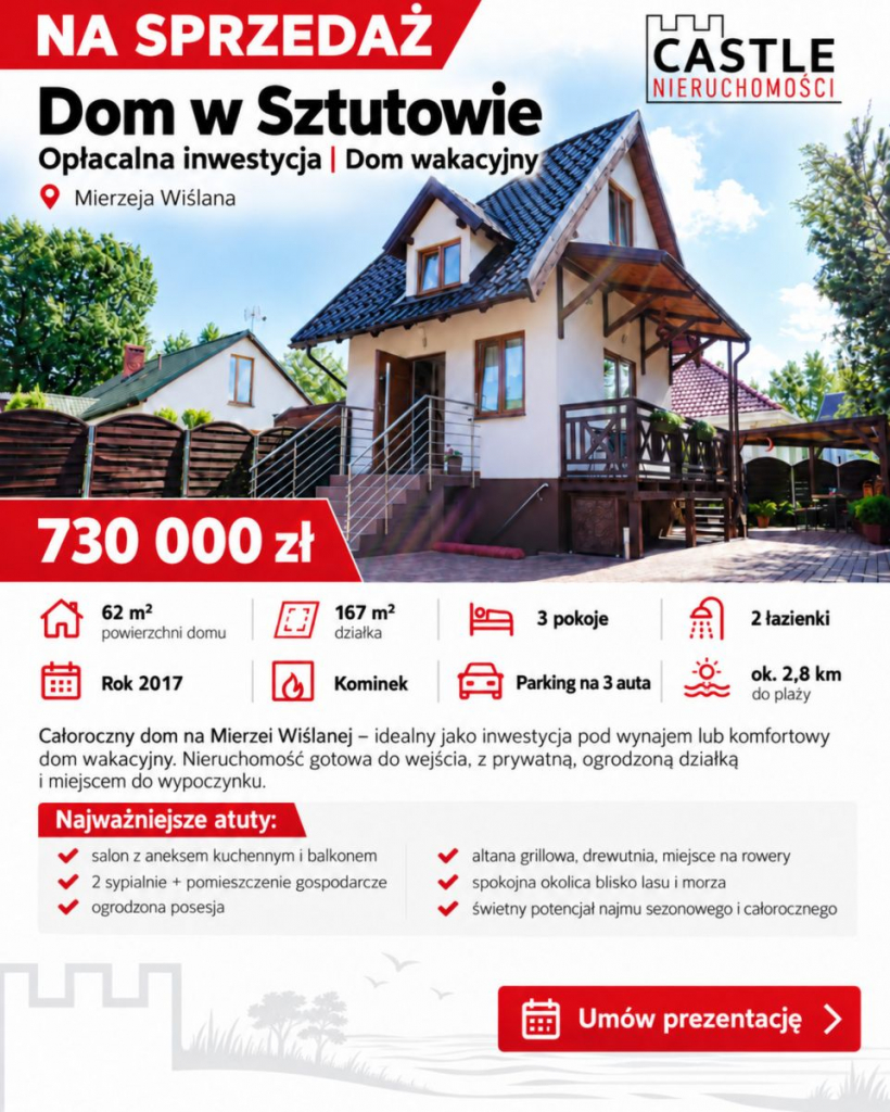 Sztutowo I dla rodziny I gotowy biznes do najmu Sztutowo - zdjęcie 1