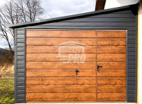 Garaż blaszany 3,5x6 Brama uchylna   spad w bok GP90 Tarnów - zdjęcie 2