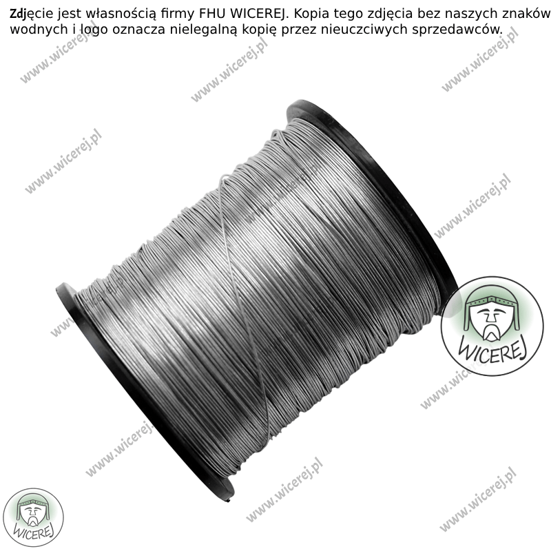 Drut pszczelarski do ramek 0,5mm - 0,5kg Ocynkowany ramki ule Jaśliska - zdjęcie 2