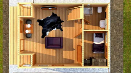 Całoroczny drewniany domek letniskowy 4×5 m | 15–20 m² Bemowo - zdjęcie 4