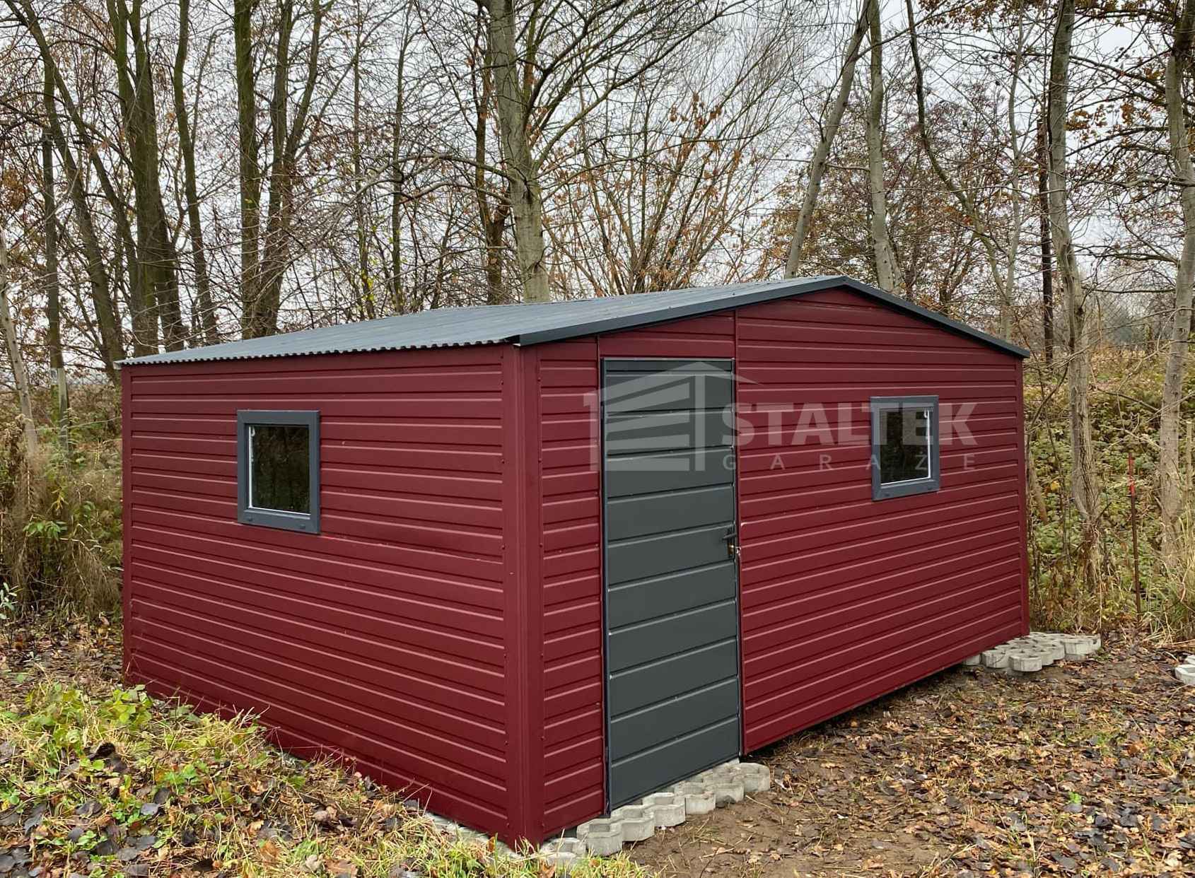 Schowek - Domek ogrodowy 5x4m - drzwi - 2x okna Dach ST190 Cieszyn - zdjęcie 3