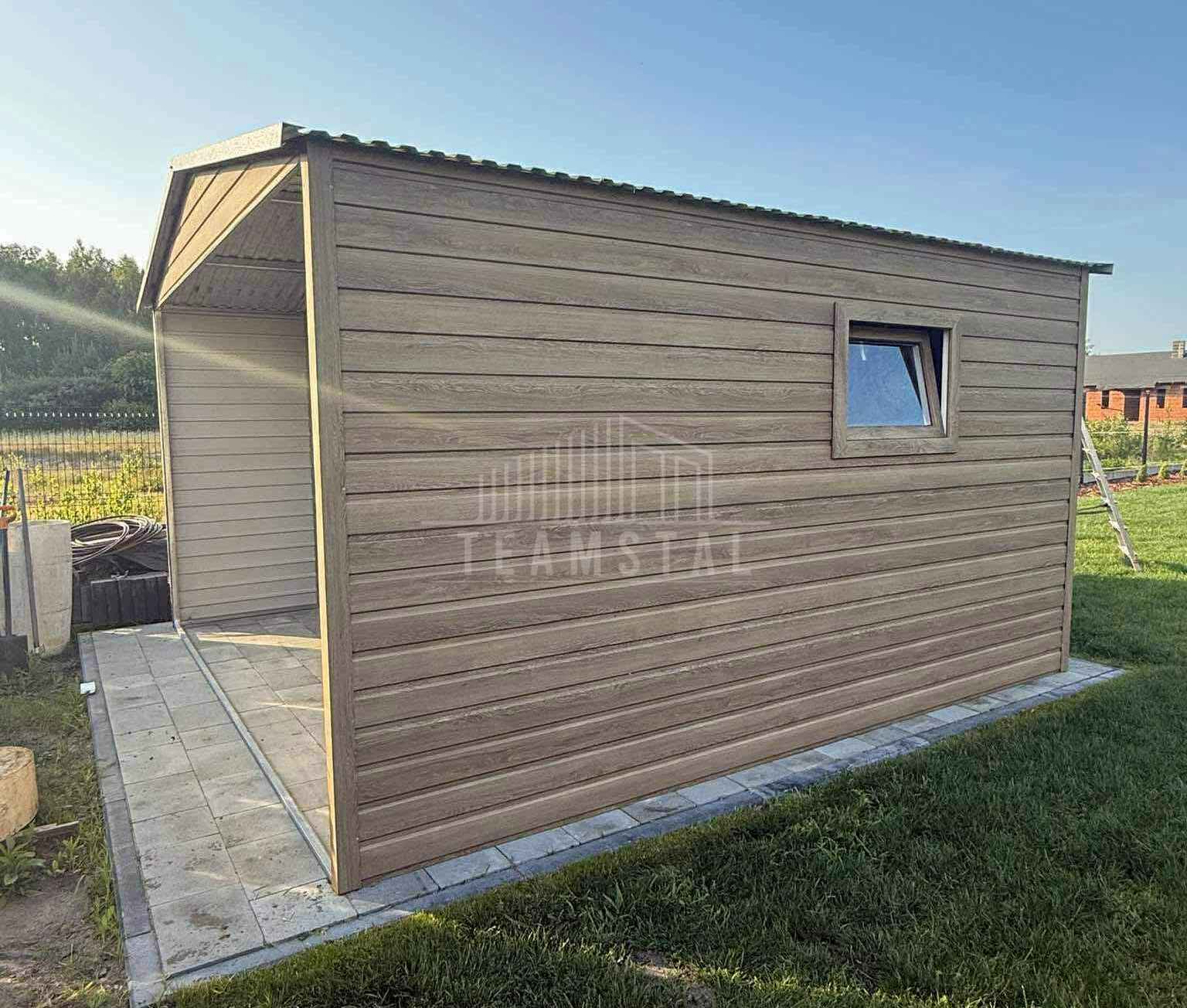 Schowek - domek ogrodowy 4x3m brama dwuskrzydłowa  okno  dach TS1133 Koszalin - zdjęcie 3