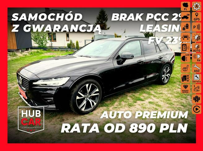Volvo V60 B3 R-Design 163KM SalonPL 1 Wł. VAT23% Harman Łódź - zdjęcie 1