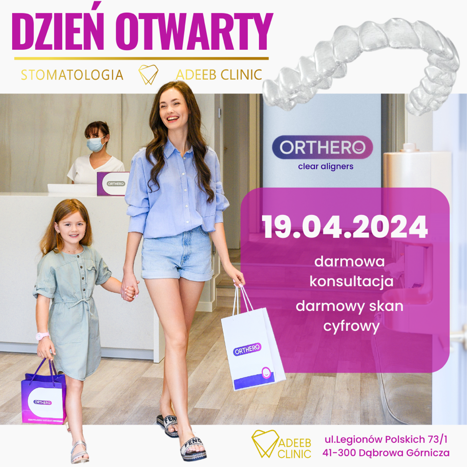 Ortodoncji nakładki  Dzień Otwarty z Dr Sandra Adeeb Dąbrowa Górnicza - zdjęcie 1