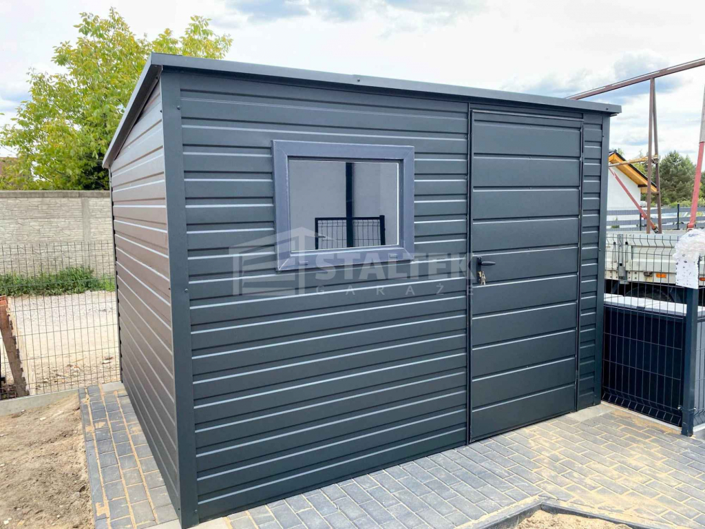 Schowek - Domek Ogrodowy 2,5x2m  - Drzwi - okno - dach  ST133 Sieradz - zdjęcie 3