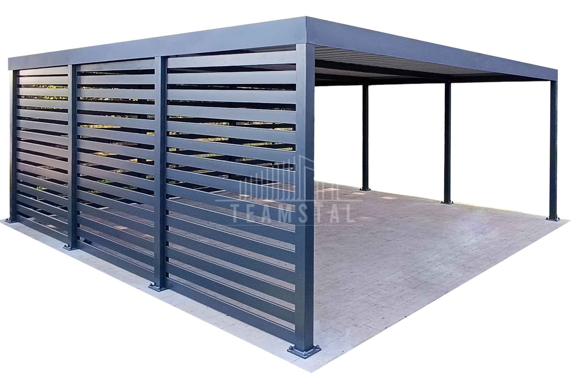 CarPort PREMIUM - wiata samochodowa 6x6  dodatkowa zabudowa TS1114 Tarnów - zdjęcie 1