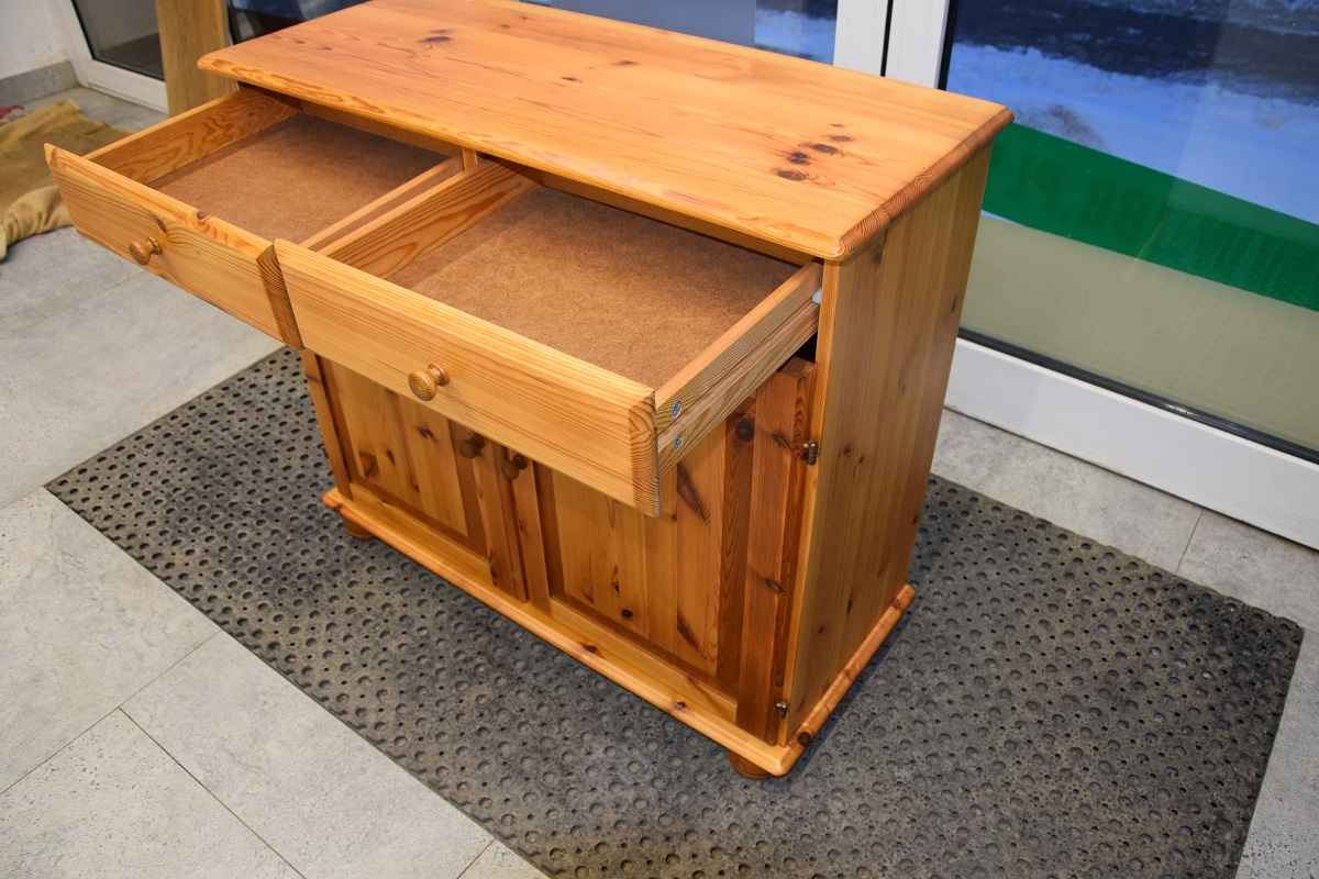 komoda z drewna sosnowego - jak nowa Olsztyn - zdjęcie 3