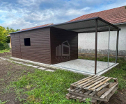 Schowek - domek ogrodowy 6x3m wiata 3m drzwi otwór na okno dach ID1058 Płock - zdjęcie 4