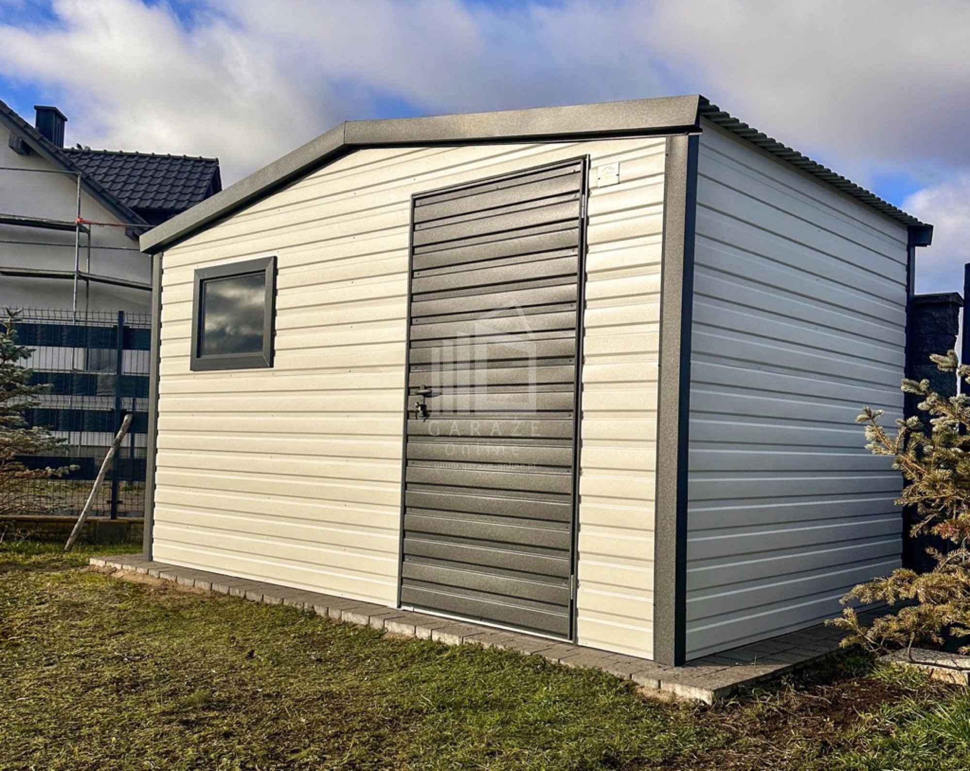 Schowek - domek ogrodowy 3x2m - drzwi - okno  dach dwuspadowy ID1162 Turek - zdjęcie 6