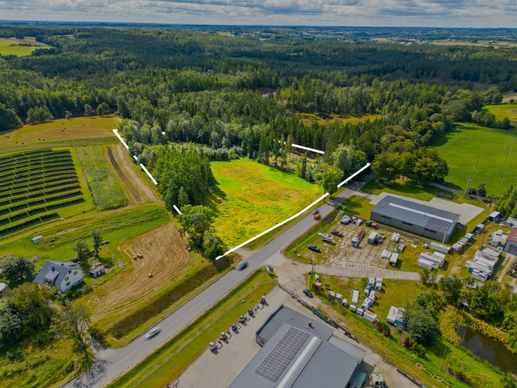 Działka inwestycyjna pod Twój biznes! Sierakowice - zdjęcie 1