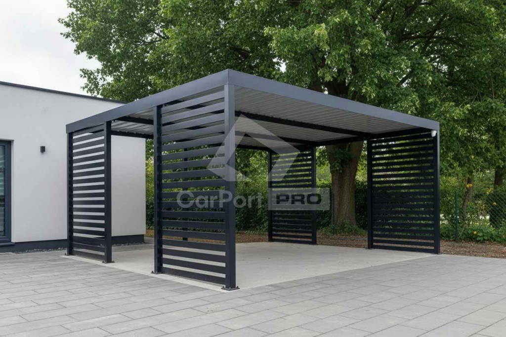 CarPort PREMIUM wiata samochodowa 4,5x5,5 dodatkowa zabudowa CP172 Sopot - zdjęcie 3