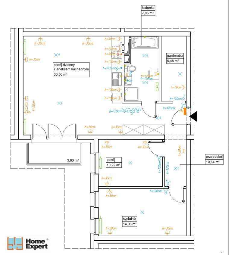 3pok, 81met, Okolice Rychtalskiej BALKON/KOMÓRKA/WINDA (Wrocław) Psie Pole - zdjęcie 11