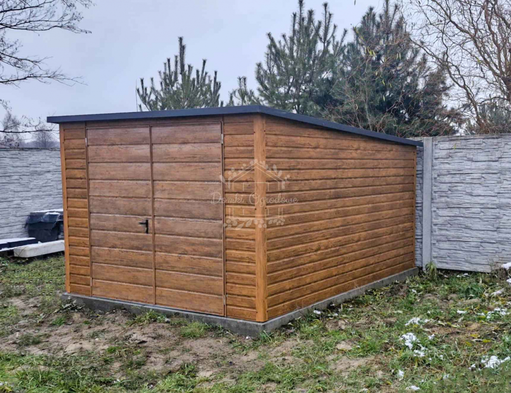 Schowek - domek ogrodowy 3x4m  okno  drewnopodobny  spad w tył ID843 Łuków - zdjęcie 2