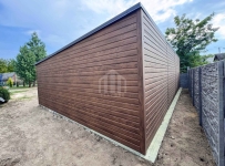 Garaż blaszany 10x3m 2x brama drzwi 2x okno rynna dach SO157 Nowy Sącz - zdjęcie 5