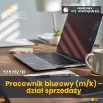 Pracownik biurowy (m/k)