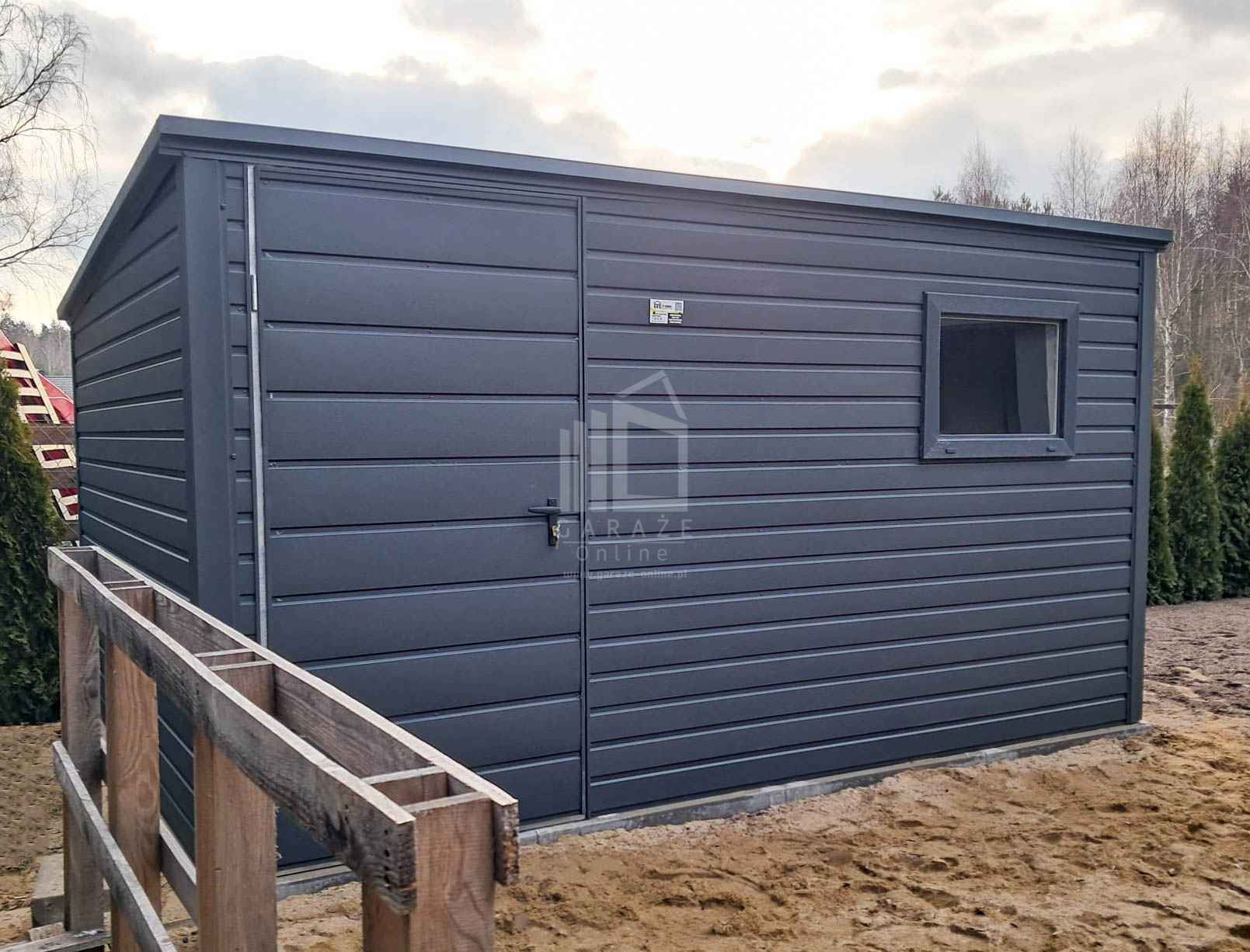 Schowek - domek ogrodowy 3,5x2,5m - Drzwi okno dach spad w tył ID970 Kłodzko - zdjęcie 3